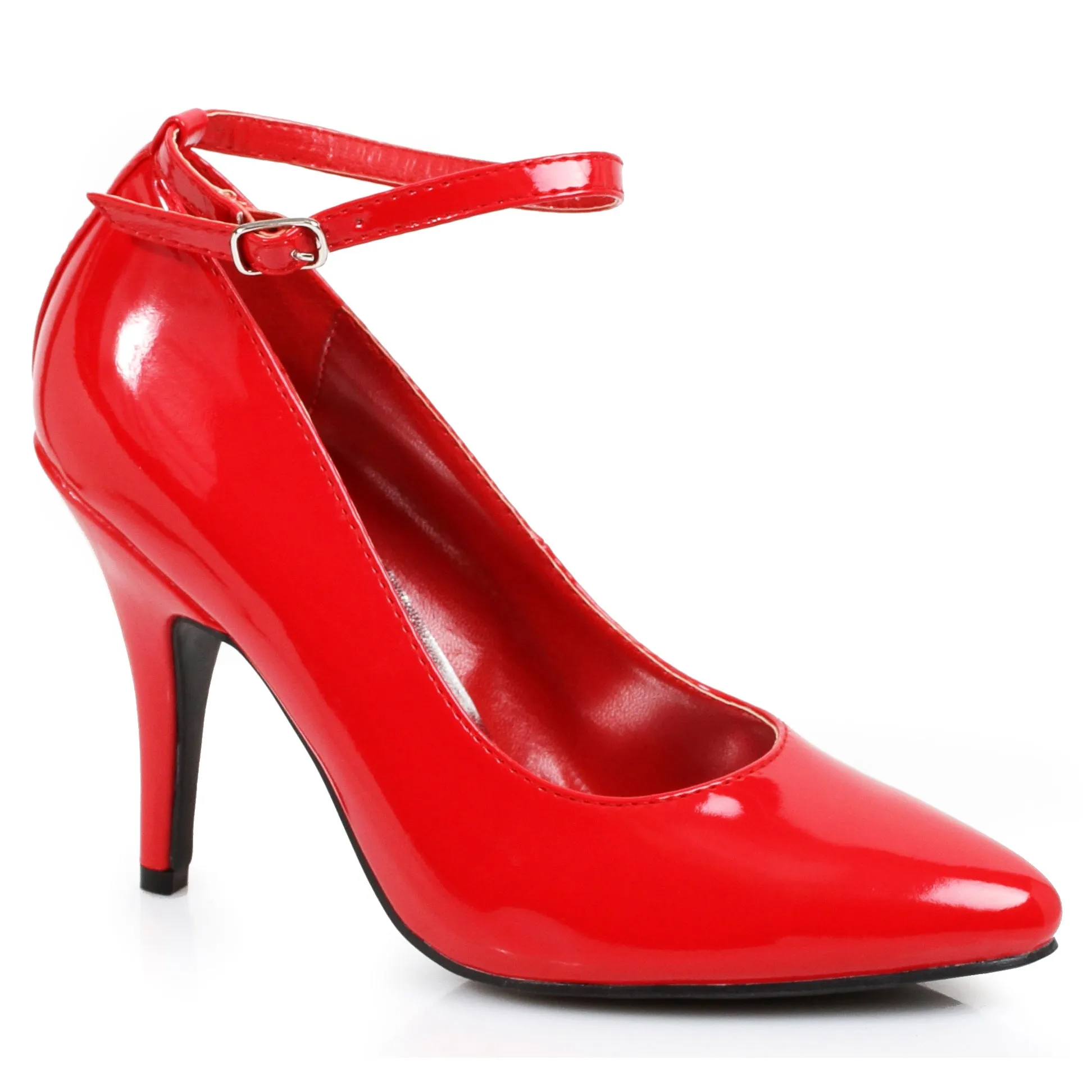 8401 4" Heel B Width Pump W/Ankle Strap.