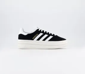 adidas Gazelle Bold W Core Black Cloud White Core White Trainers