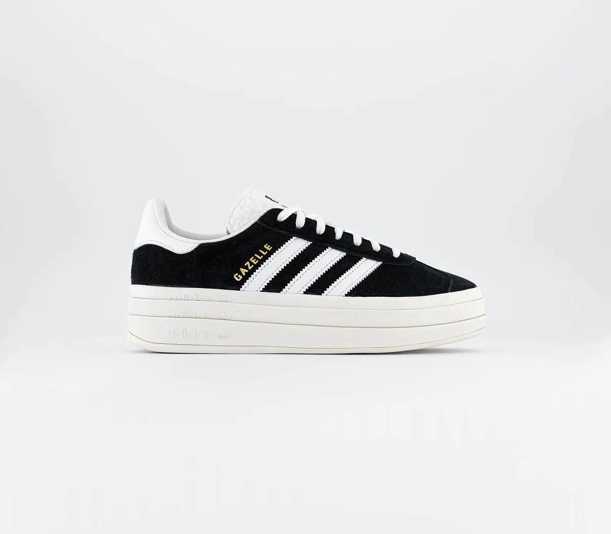 adidas Gazelle Bold W Core Black Cloud White Core White Trainers