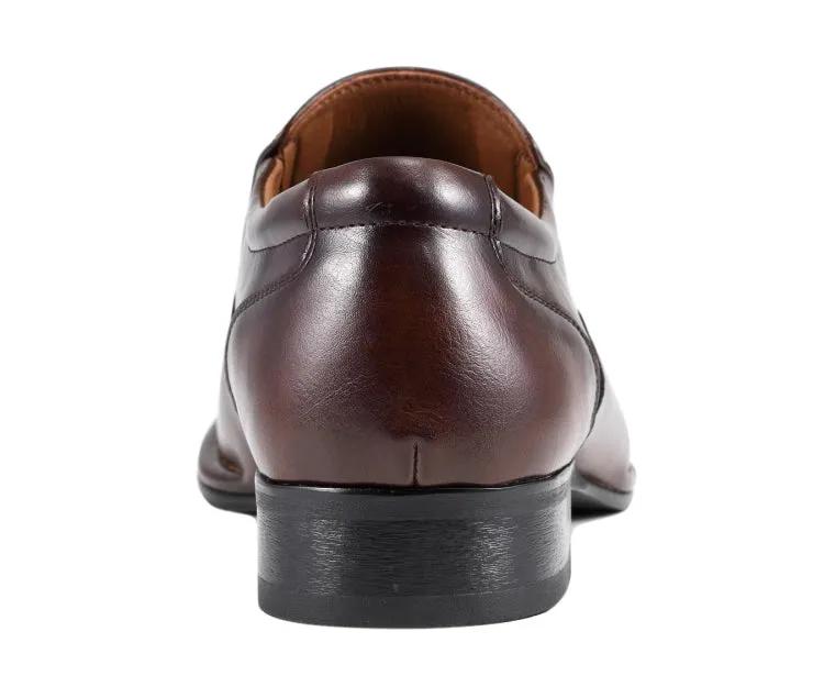 Amali Victor Slip On Luxury Loafers Men’s Vegan Leather Brown