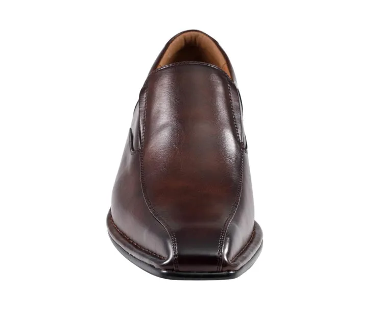 Amali Victor Slip On Luxury Loafers Men’s Vegan Leather Brown