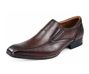 Amali Victor Slip On Luxury Loafers Men’s Vegan Leather Brown