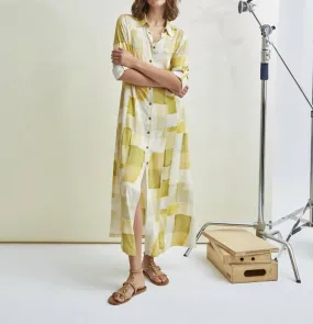 Ams Pure - Maxi Shirt Dress