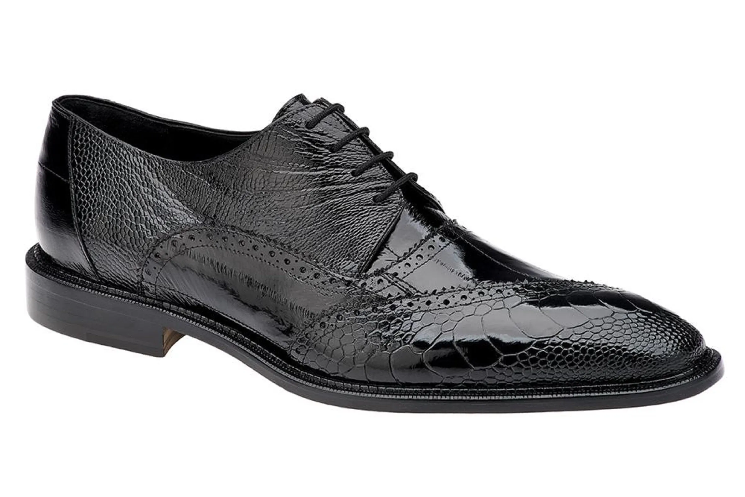 Belvedere Lace Up Men's Shoes Black - Nino 0B4