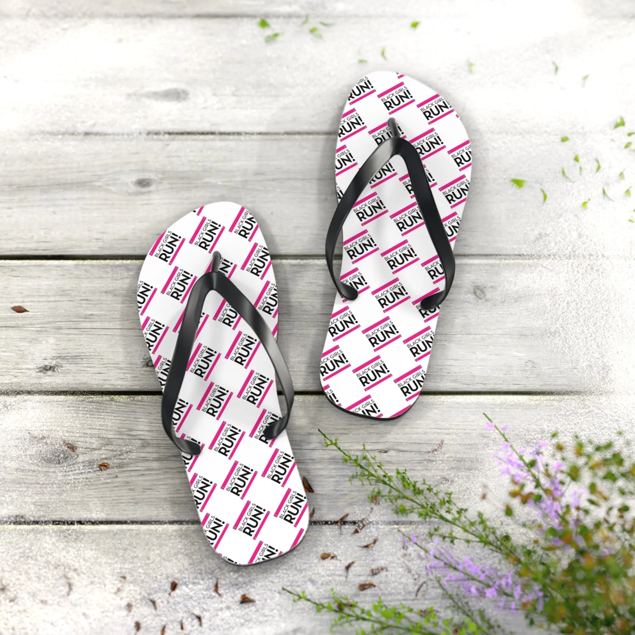 Black Girls Run Flip Flops