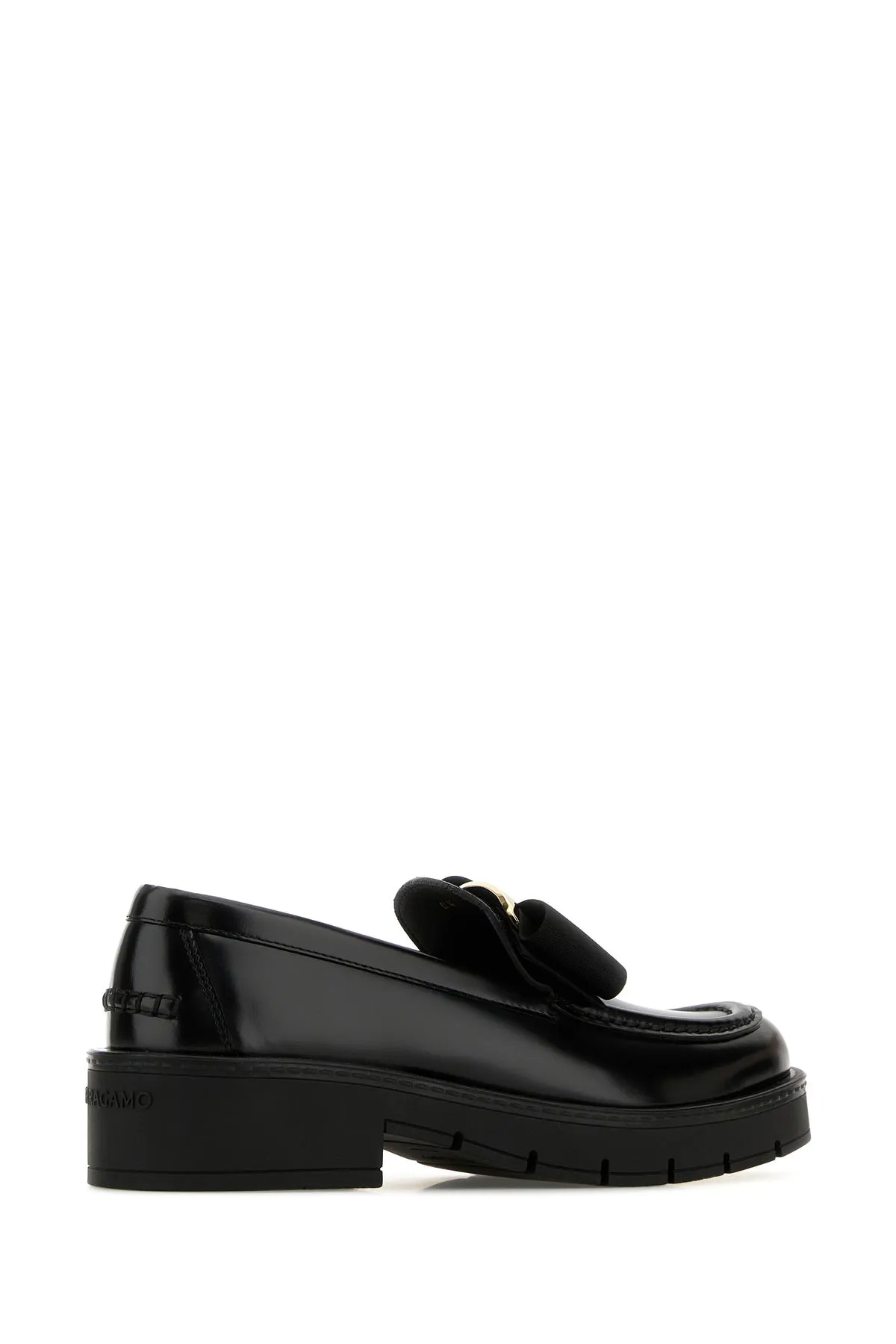 Black leather Mirty loafers