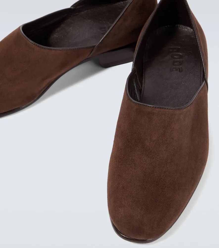 Bode House Shoe suede loafers