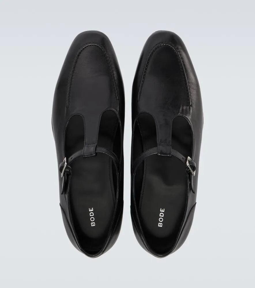 Bode School leather loafers