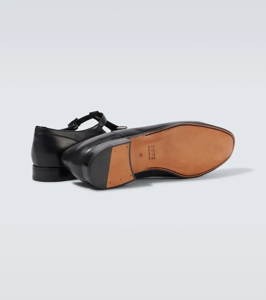 Bode School leather loafers
