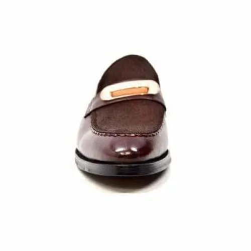 British Walkers Boss Men's Brown Leather Loafers