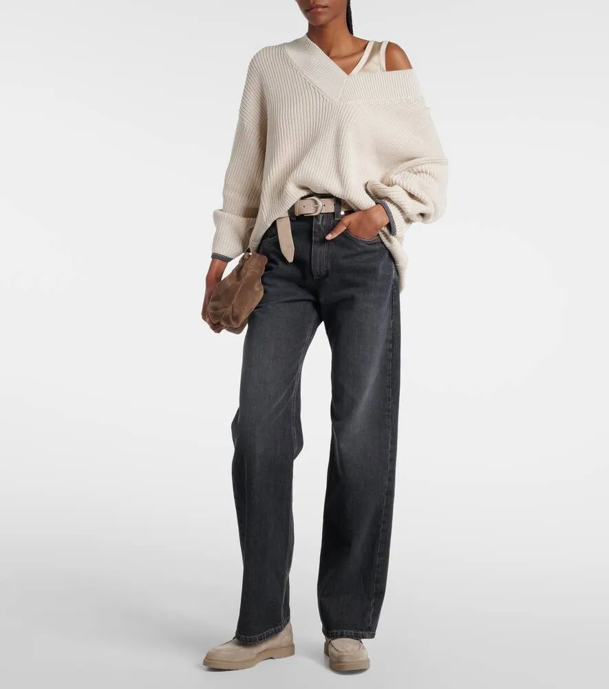 Brunello Cucinelli Monili suede loafers