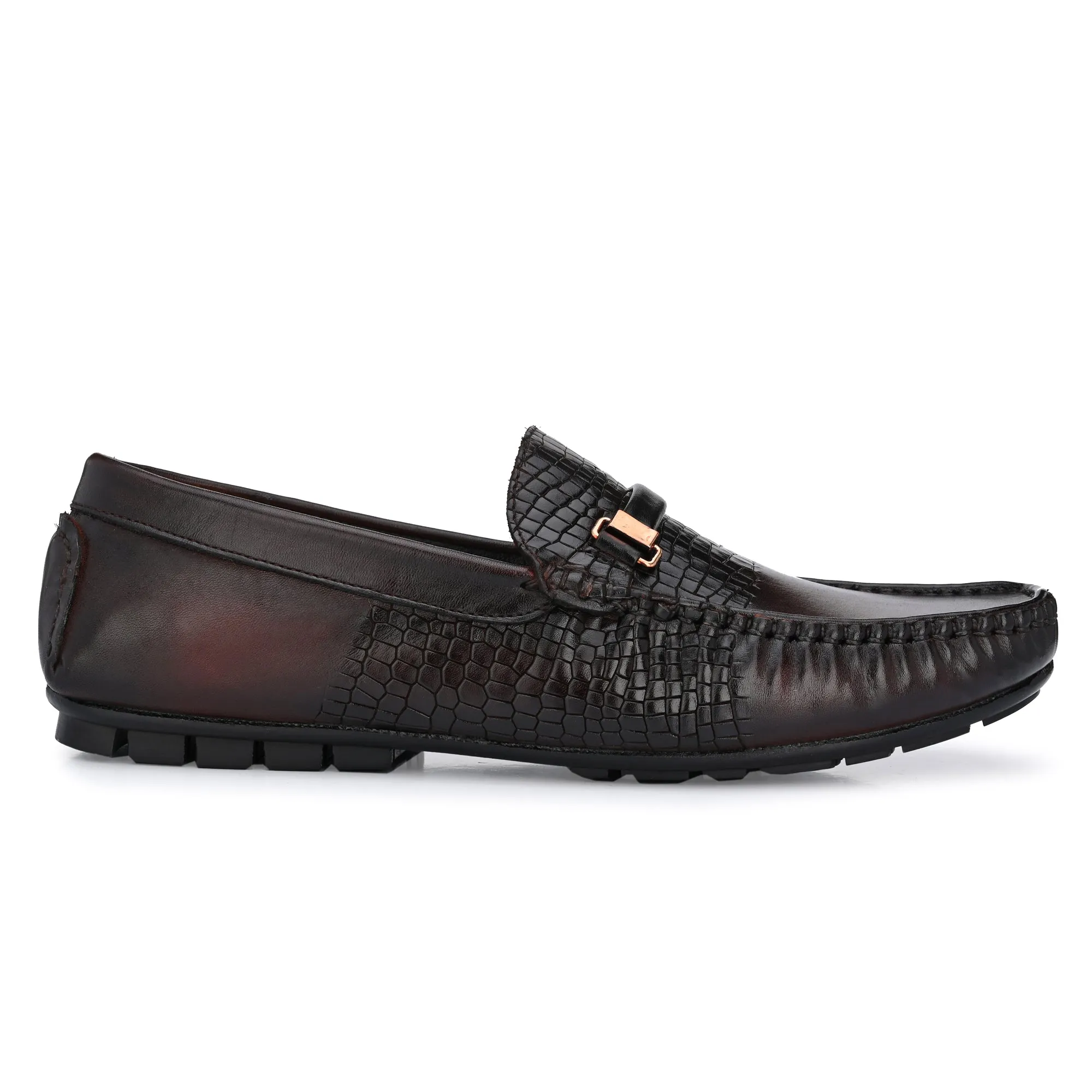 Buckled Formal Loafers For Men by Egoss