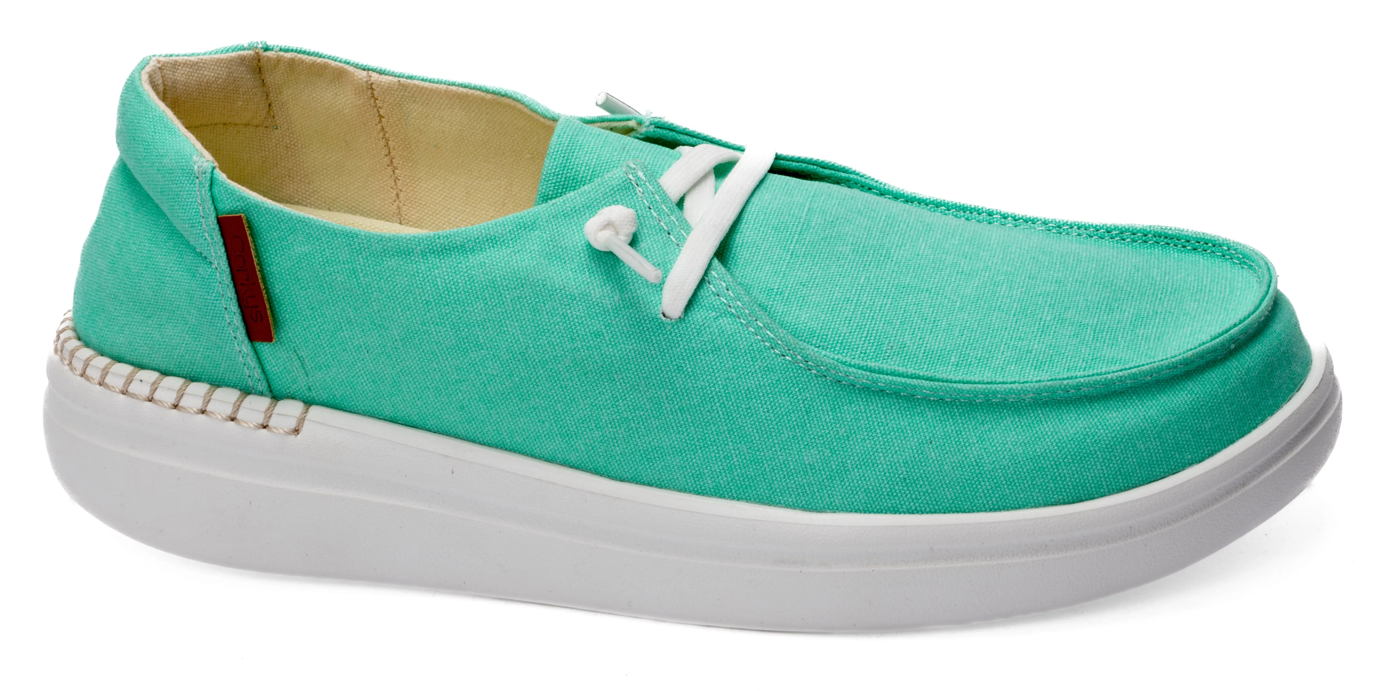 Corkys Kayak 2 Neon Green Slip-On Boat Shoes