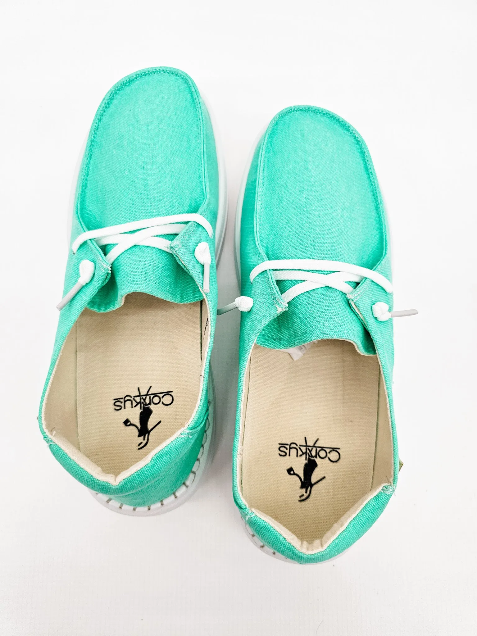 Corkys Kayak 2 Neon Green Slip-On Boat Shoes