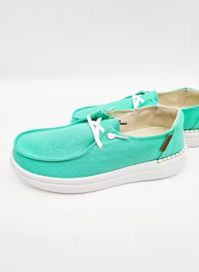Corkys Kayak 2 Neon Green Slip-On Boat Shoes