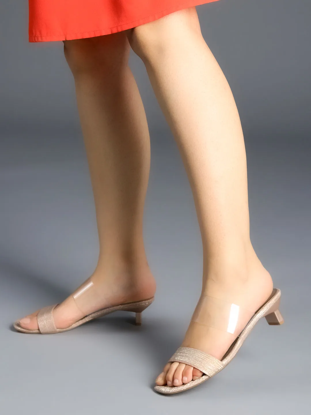Delco Evening Wear Shimmering Slip-Ons