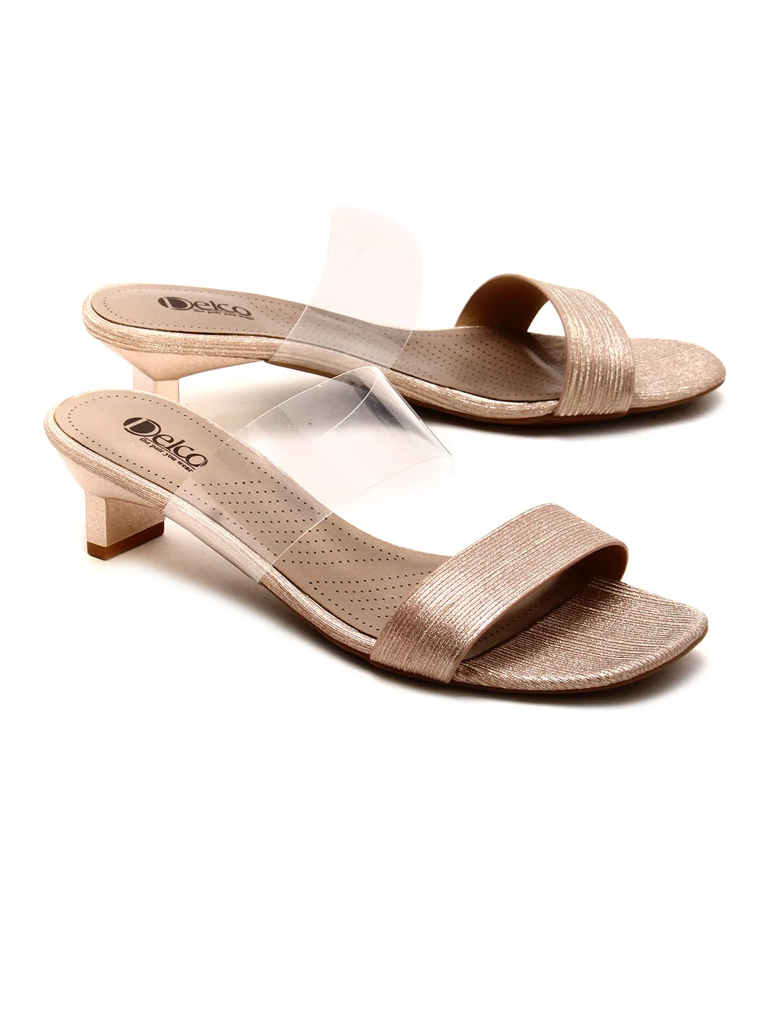 Delco Evening Wear Shimmering Slip-Ons