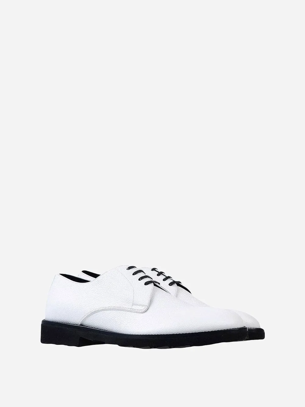 Derby Laced Leather Shoes
