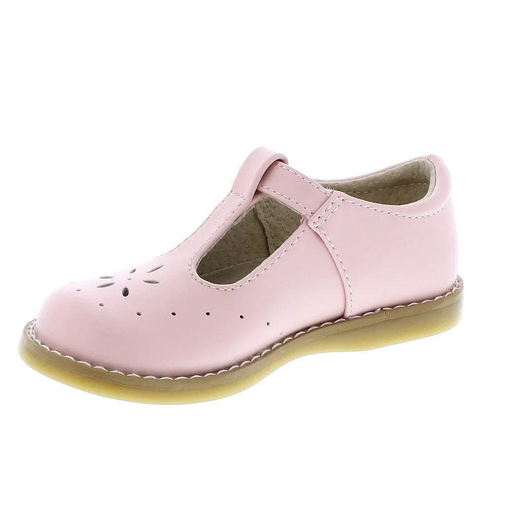 Footmates Girls Shoes - Sherry T-Strap - Light Pink
