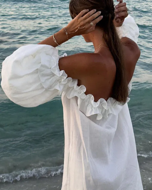 Francisca | Elegant Off-Shoulder Summer Dress