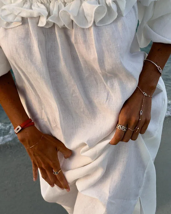 Francisca | Elegant Off-Shoulder Summer Dress