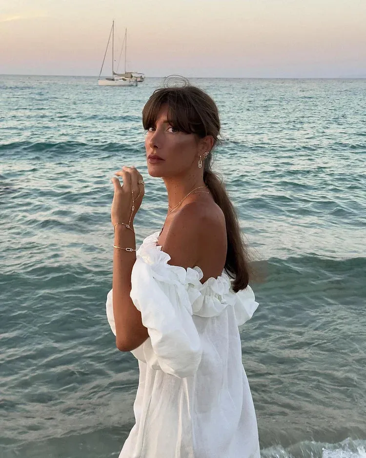 Francisca | Elegant Off-Shoulder Summer Dress