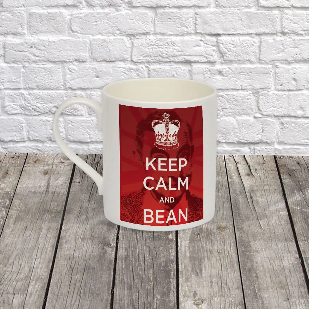 Keep Calm and Bean Bone China Mug