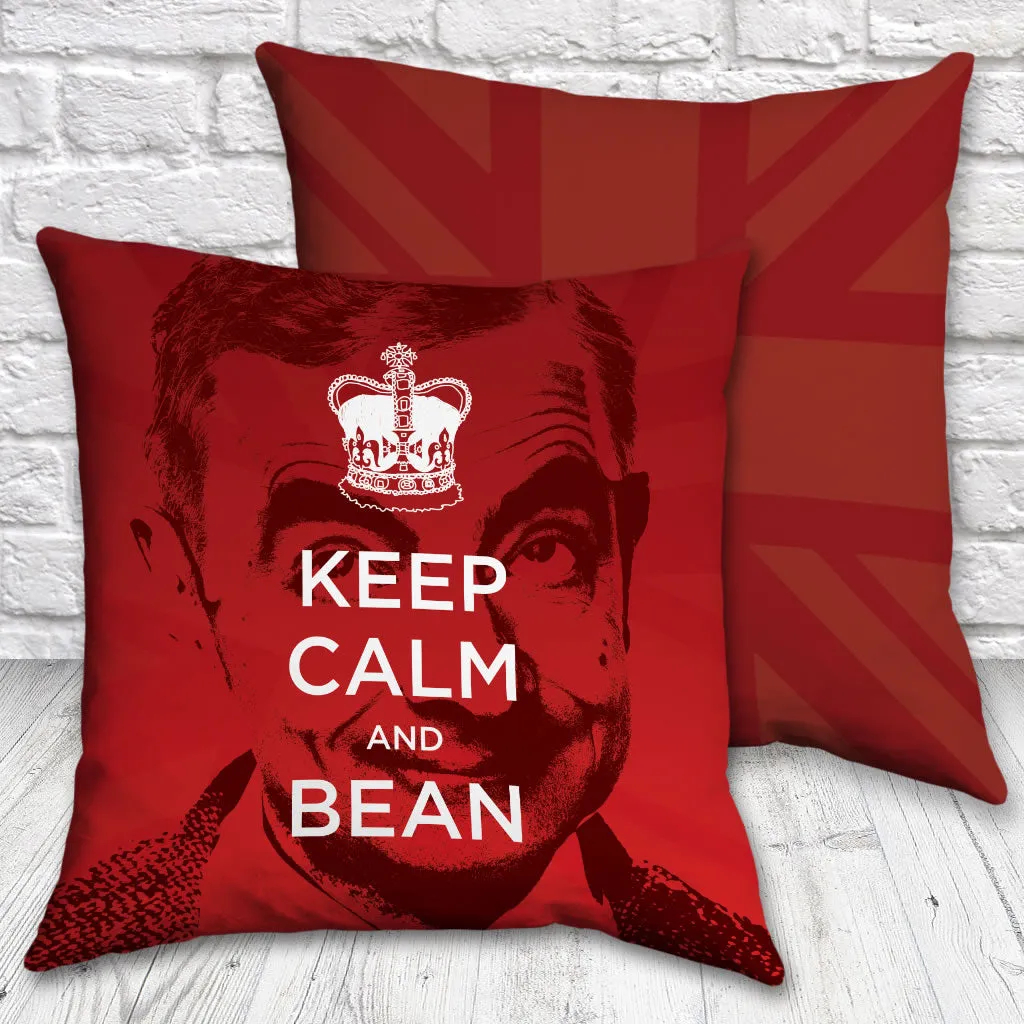 Keep Calm and Bean Cushion