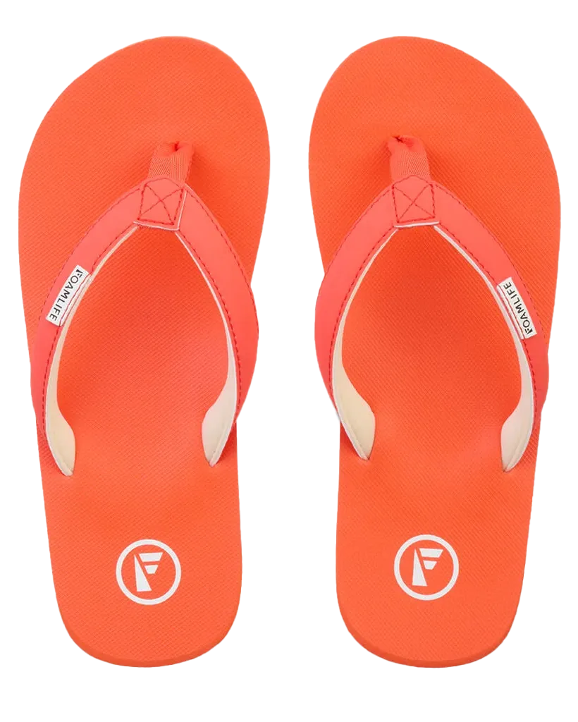Lixi Flip Flops in Neon Orange