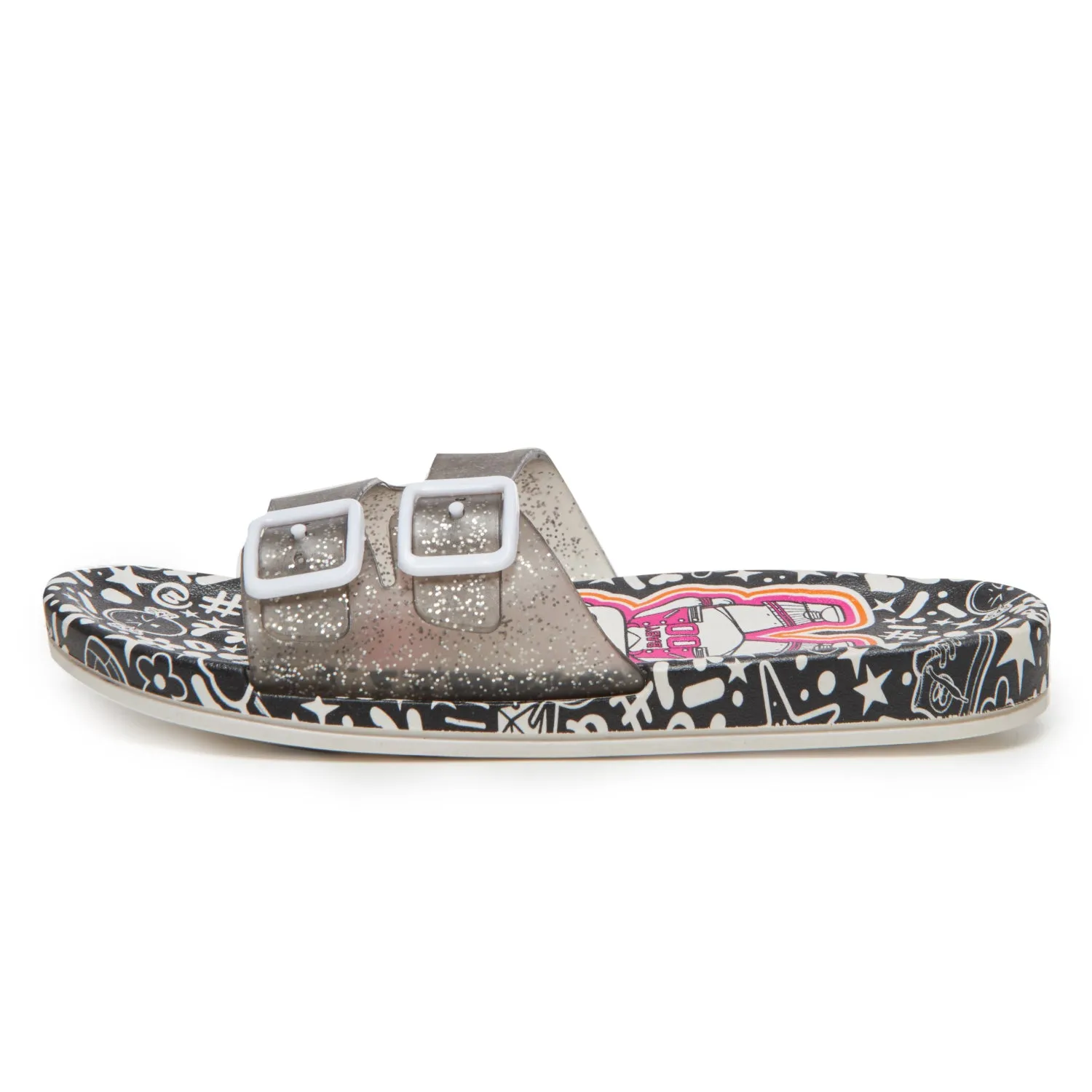 L.O.L. Surprise! Girls 11-3 Double Buckle Slide Sandals
