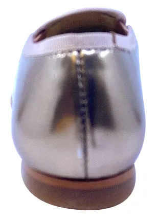 Luccini Girl's SALIX Cuerolite Natural Loafer - Gold