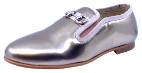 Luccini Girl's SALIX Cuerolite Natural Loafer - Gold