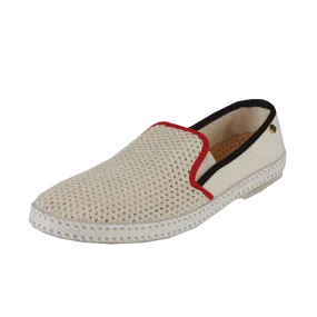 Men’s Contrast Canvas-Mesh Slip-On
