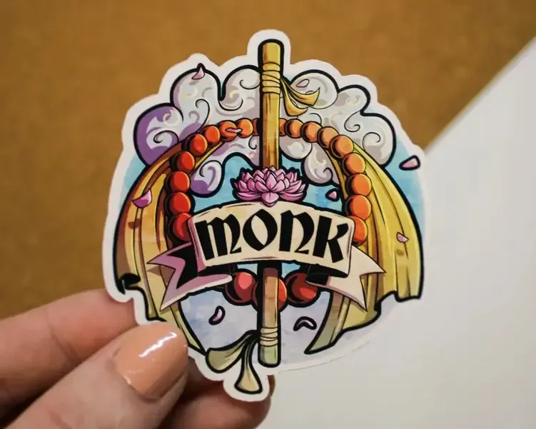 Monk Class Sticker
