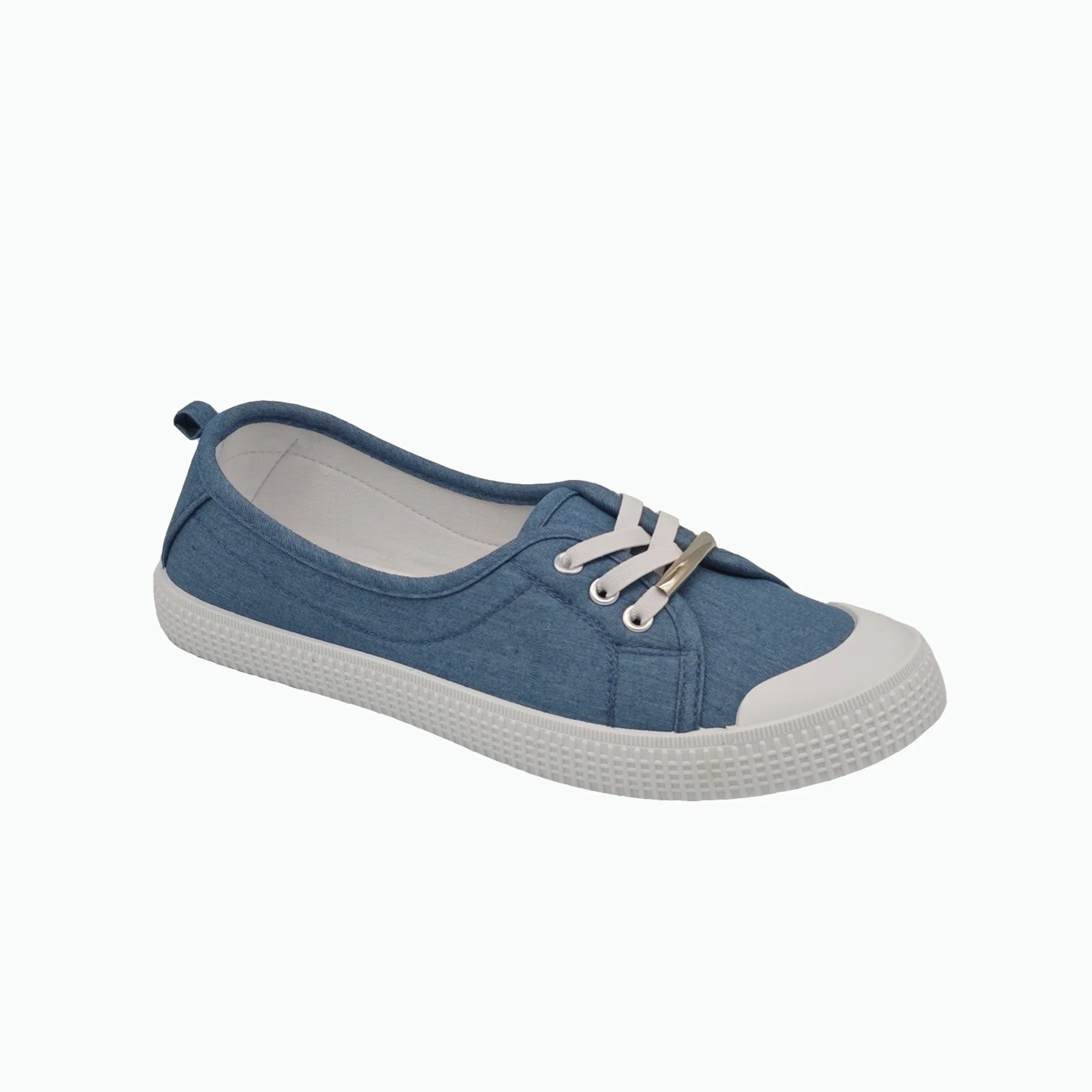 mySTYLE Women's 3-Eye Canvas Slip-On's