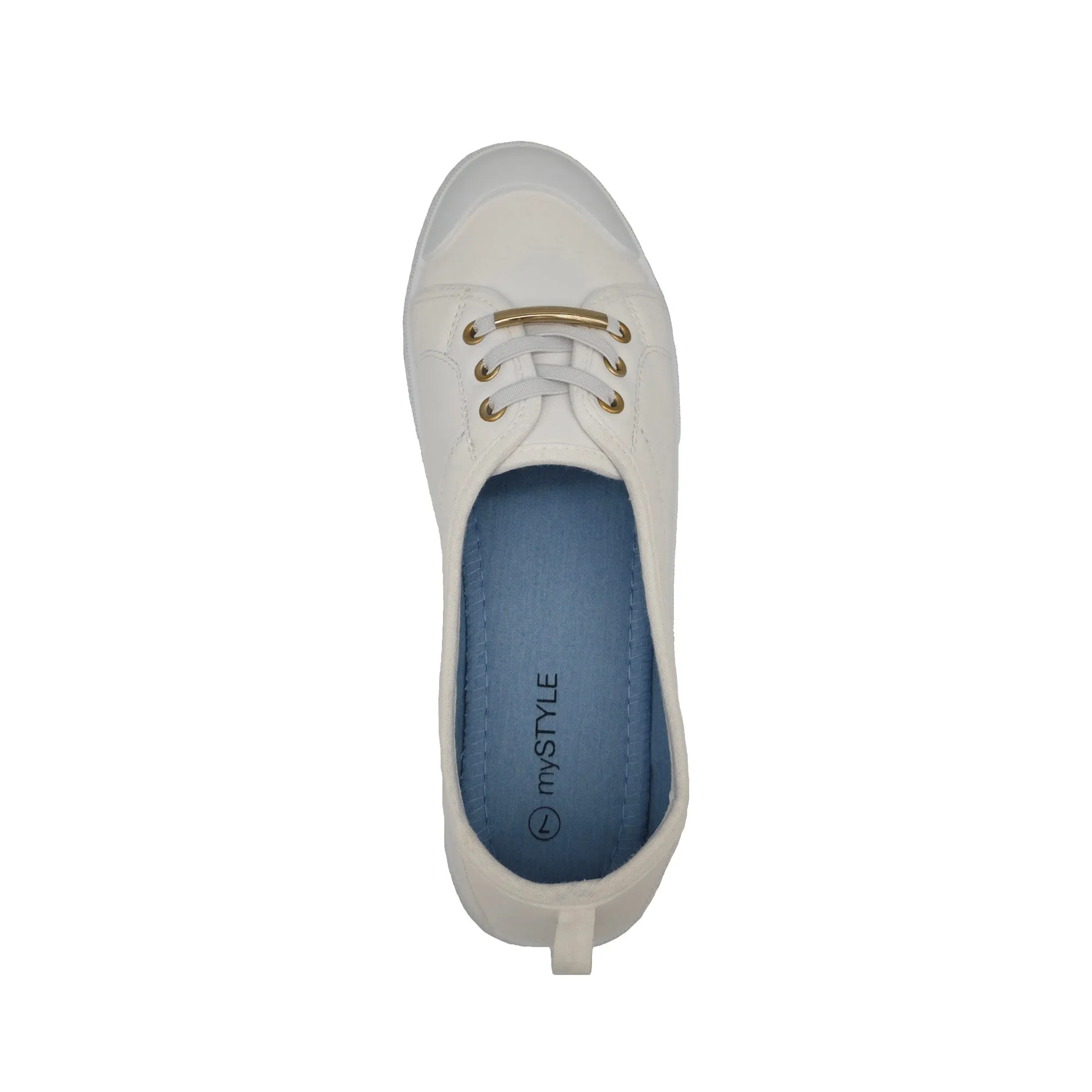 mySTYLE Women's 3-Eye Canvas Slip-On's