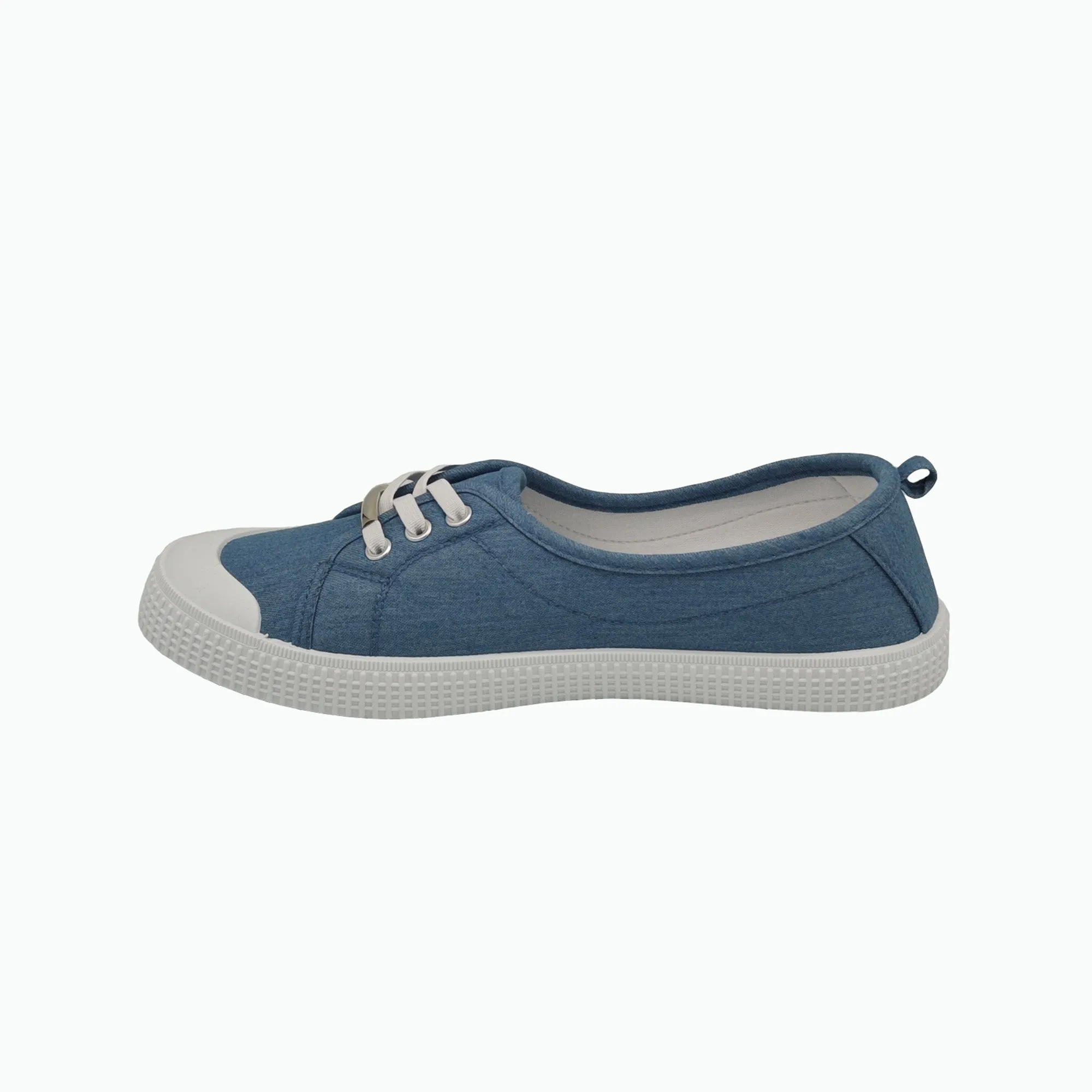 mySTYLE Women's 3-Eye Canvas Slip-On's