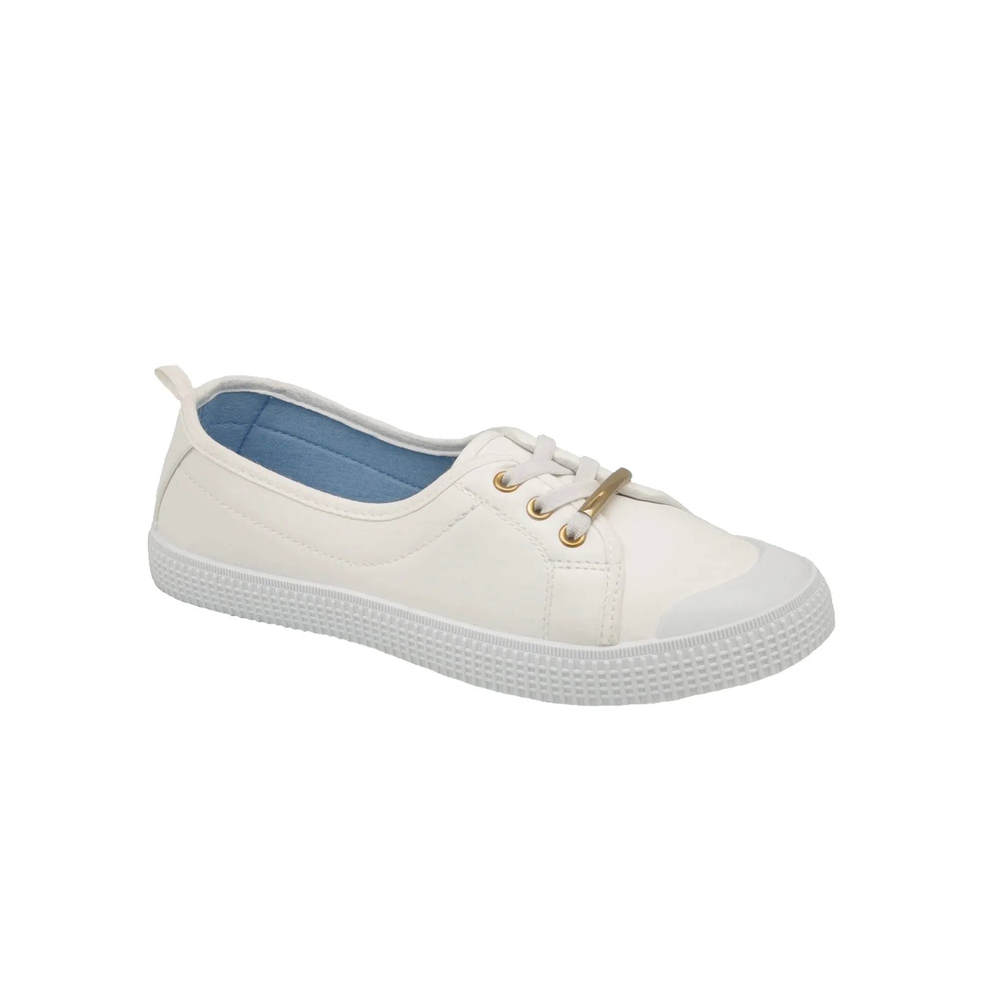 mySTYLE Women's 3-Eye Canvas Slip-On's