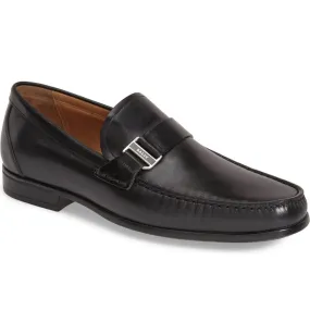 NEW Bally Tedor Men's Black Leather Moccassin Loafers US 9 MSRP $460