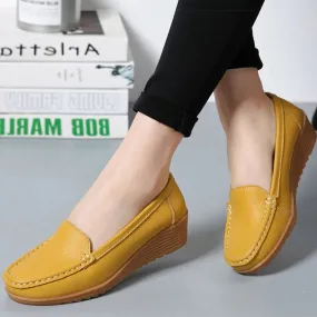New Leather Flat Shoes