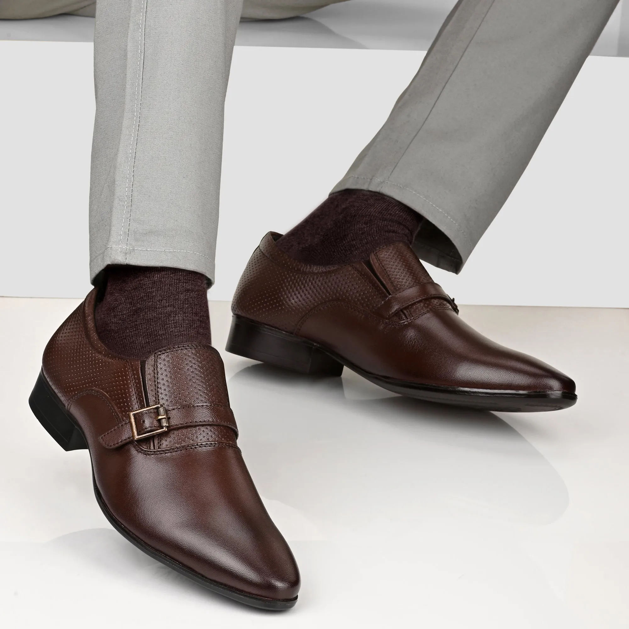 Reliable Full Grain Leather Slip Ons