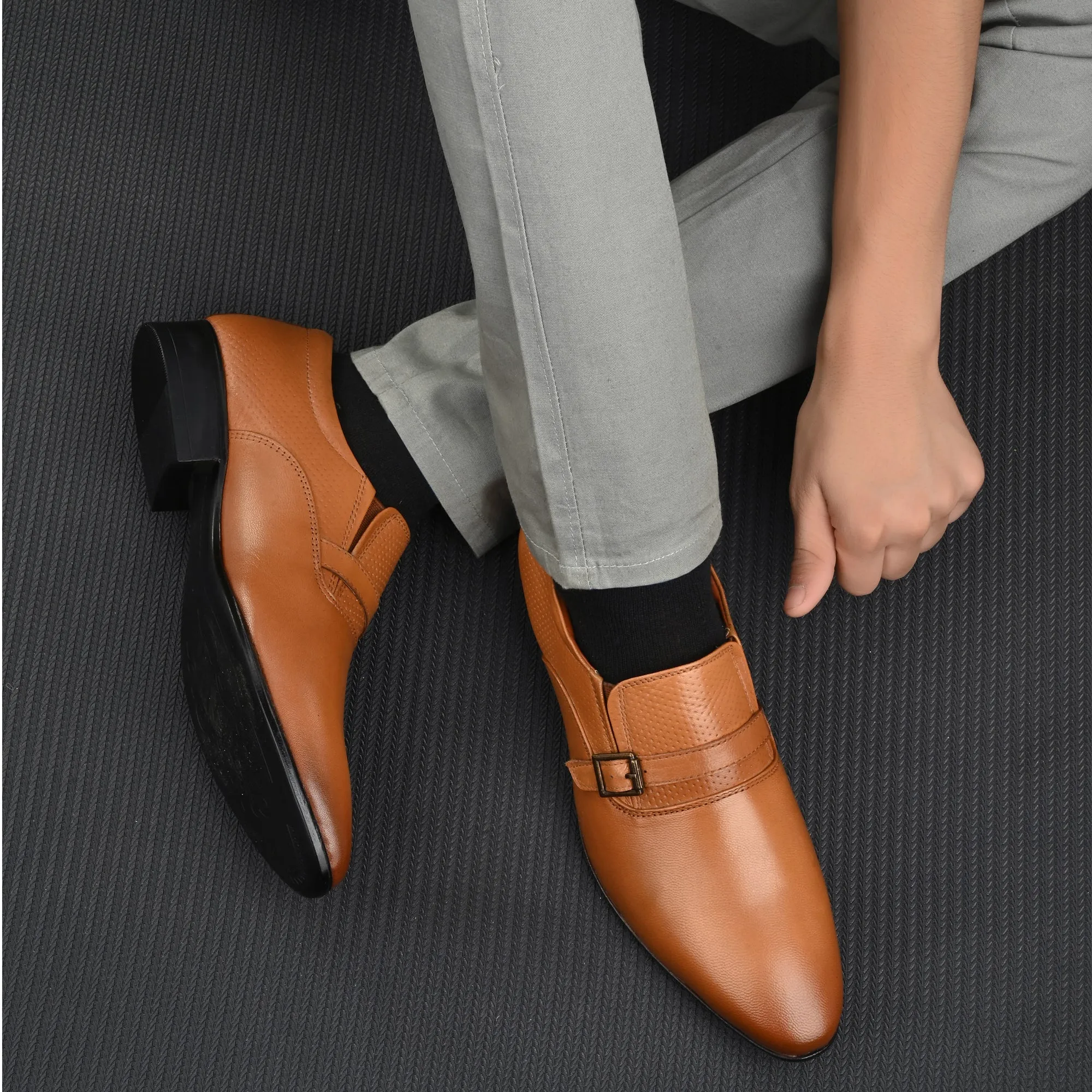 Reliable Full Grain Leather Slip Ons