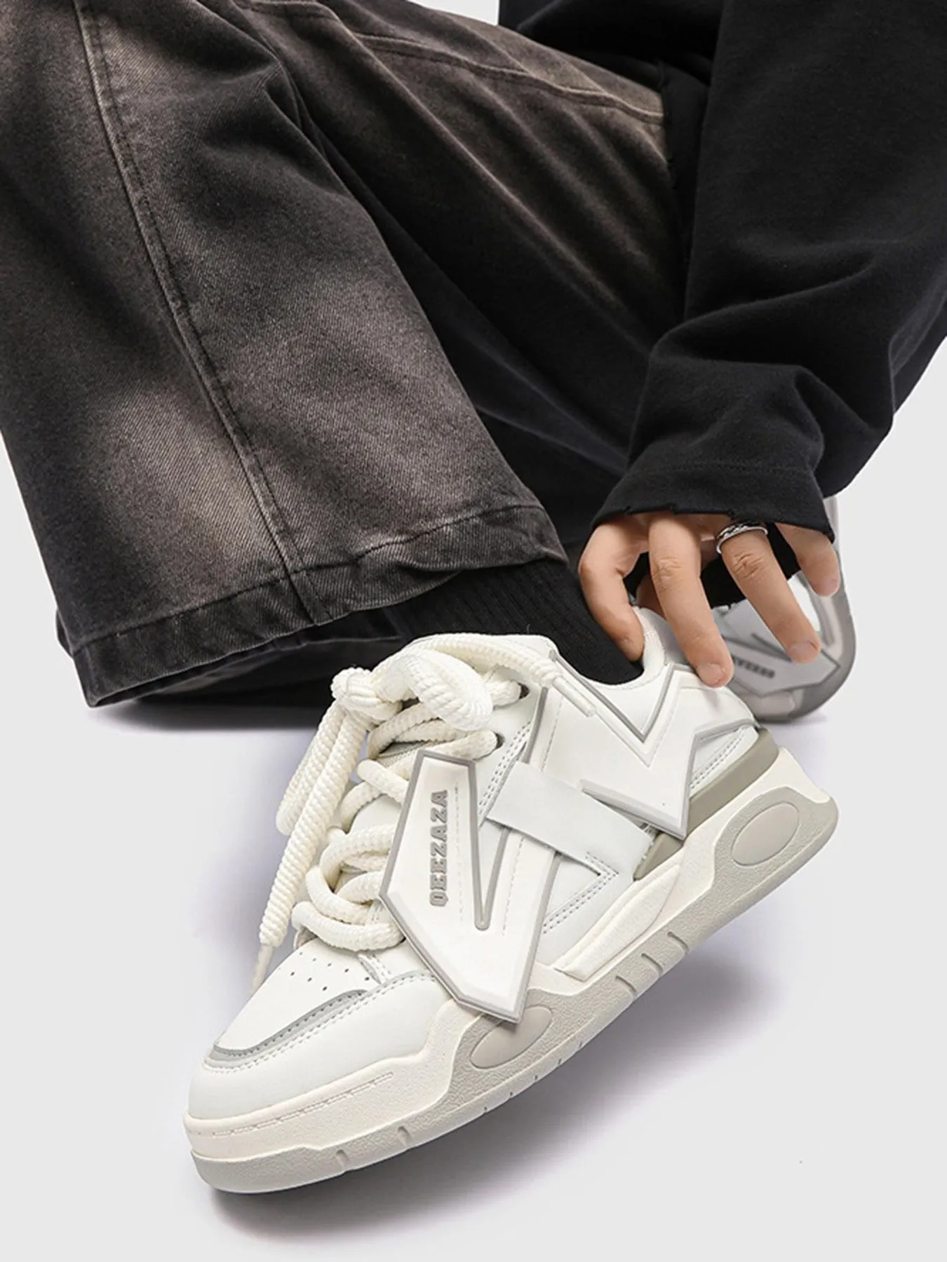 Sneakerhill Casual Hundred Couple Slip-On Shoes