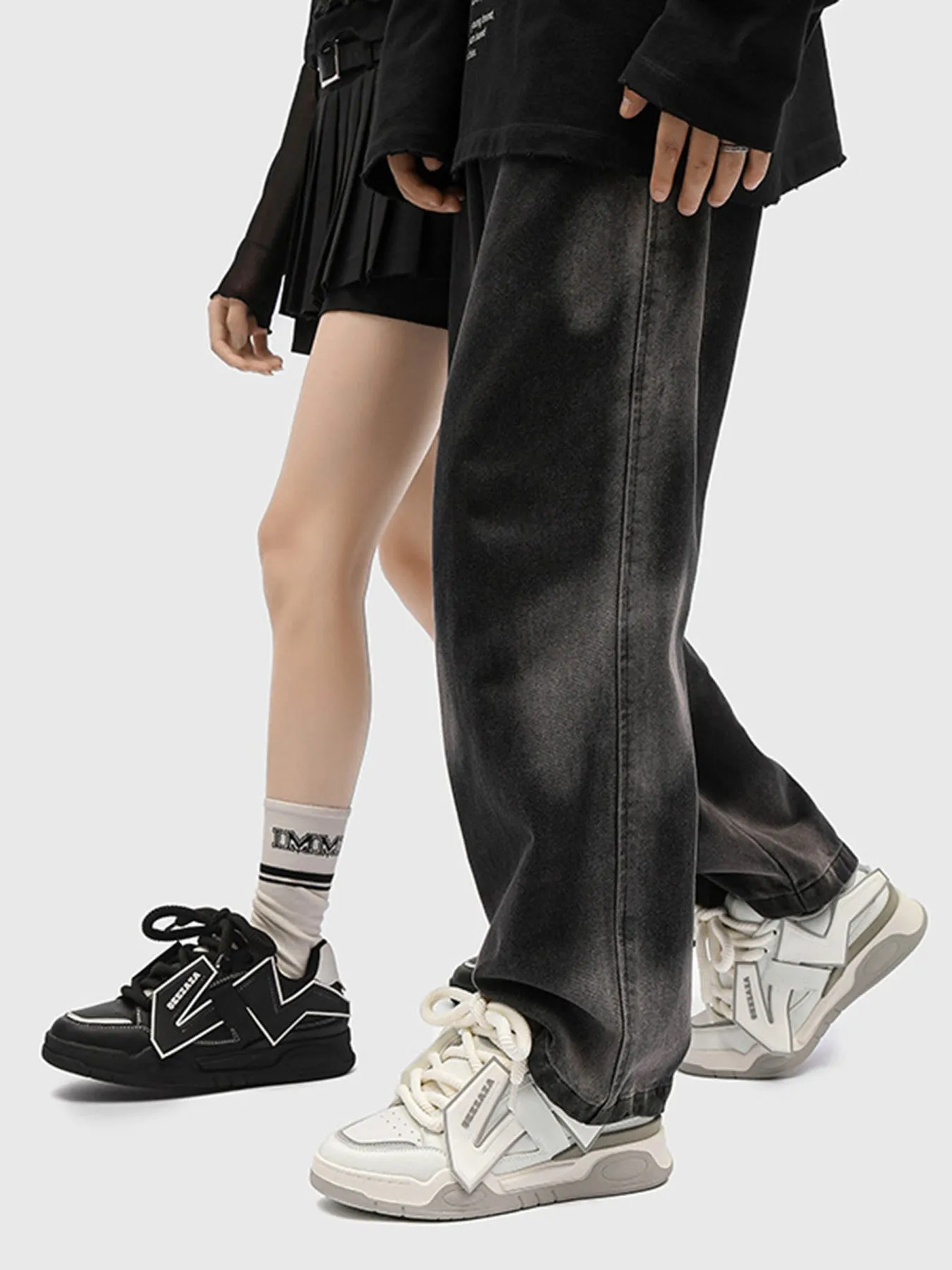 Sneakerhill Casual Hundred Couple Slip-On Shoes