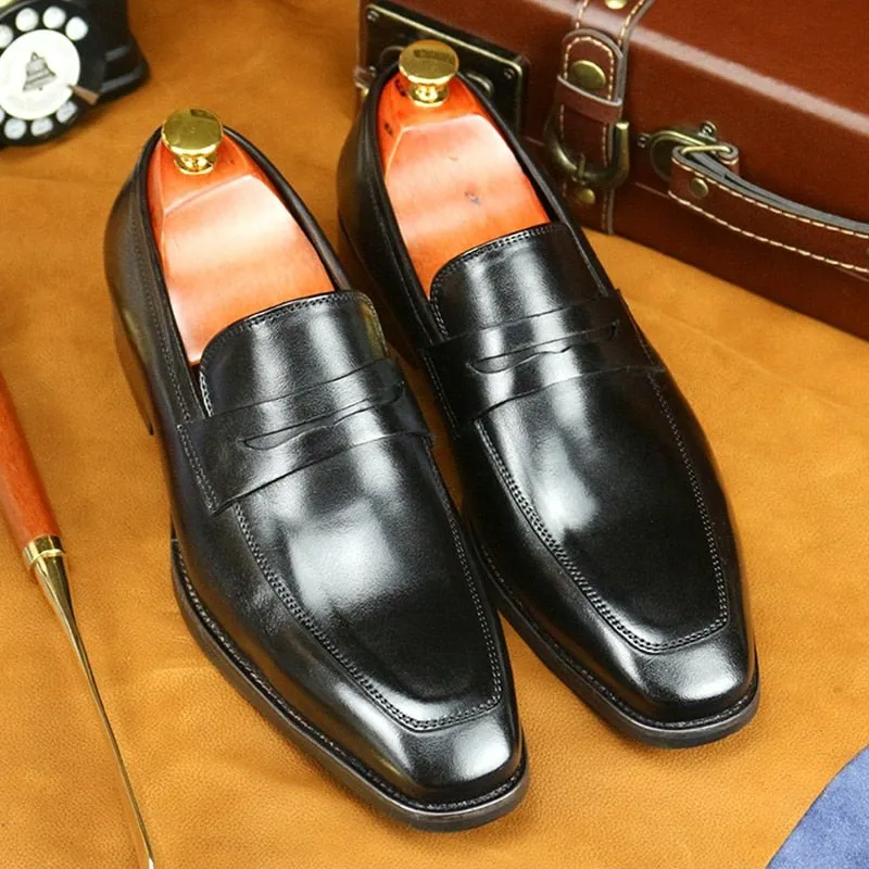 Veltique Luxe Croc Slip-Ons