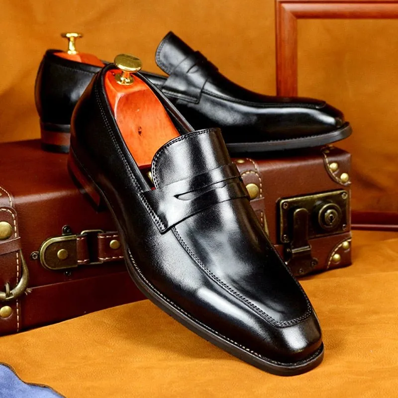 Veltique Luxe Croc Slip-Ons