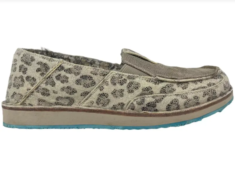 Very G Millie Leopard Cream Slip On