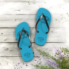 Walter Flip Flops- Blue