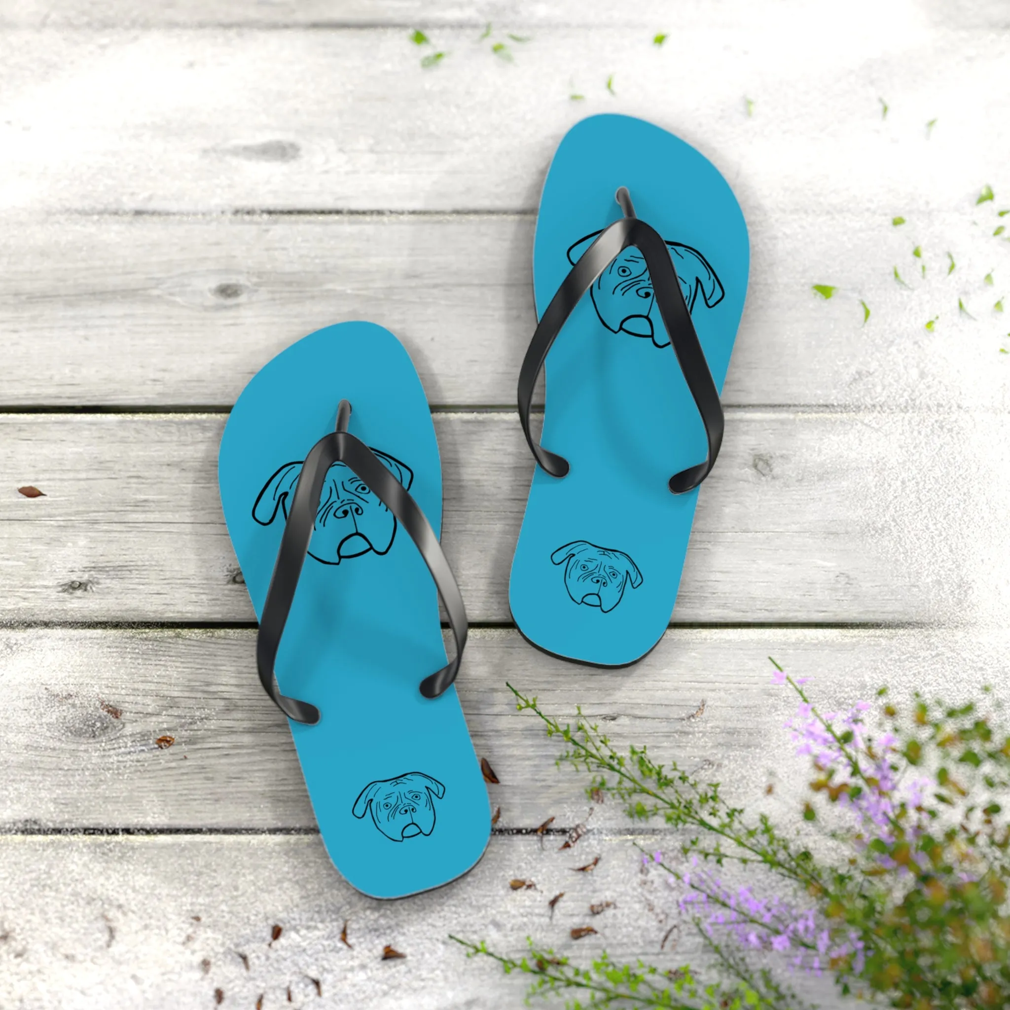 Walter Flip Flops- Blue