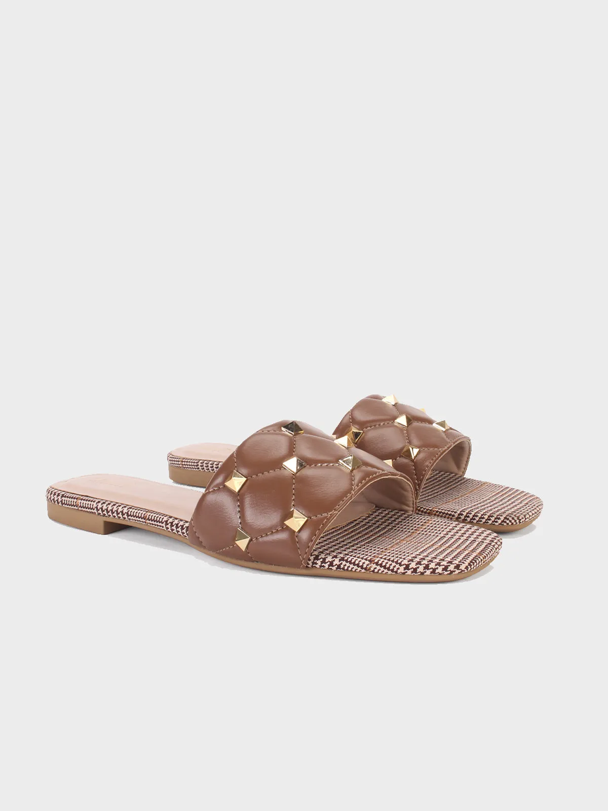 Women's "RAMONA" Decorated Summer Flat Slippers